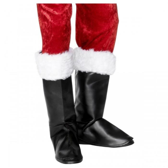 Smiffys Unisex Adult Santa Claus Christmas Boot Covers