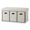 Iris Ohyama 3-Way Drawer Storage Box, 3-Drawer Type, SST3H-76, Gray