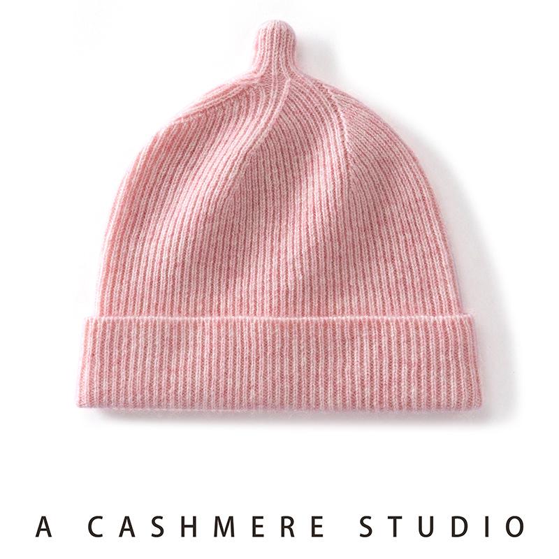 Cashmere Baby Knit Hat - Autumn/Winter Cute & Warm for Boys and Girls