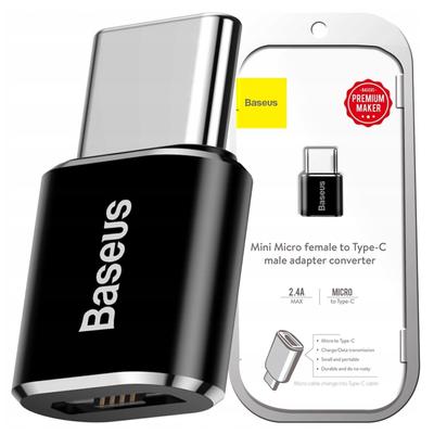 Adapter Baseus Micro Usb To Usb Type-C - Black