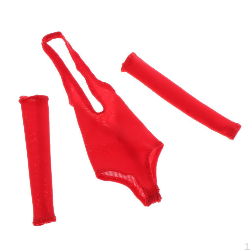 1/6 Bikini Jumpsuit with Sleeves for 12 '' Female Action Figure