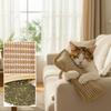 Catnip Chew Pillow with Jute Texture: Soothing Cat Toy for Dental Health, Scratching & Boredom Relief - Self-Play Cuddle Pad