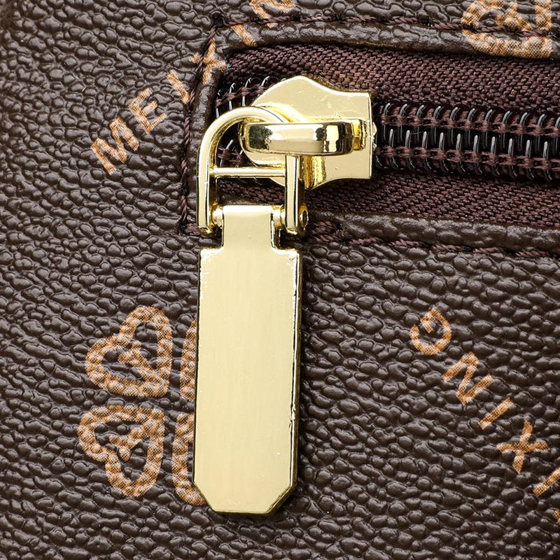 Multi-Function Backpack Women's Large Capacity Schoolbag Print Shoulder Crossbody Bag Travel Backpack