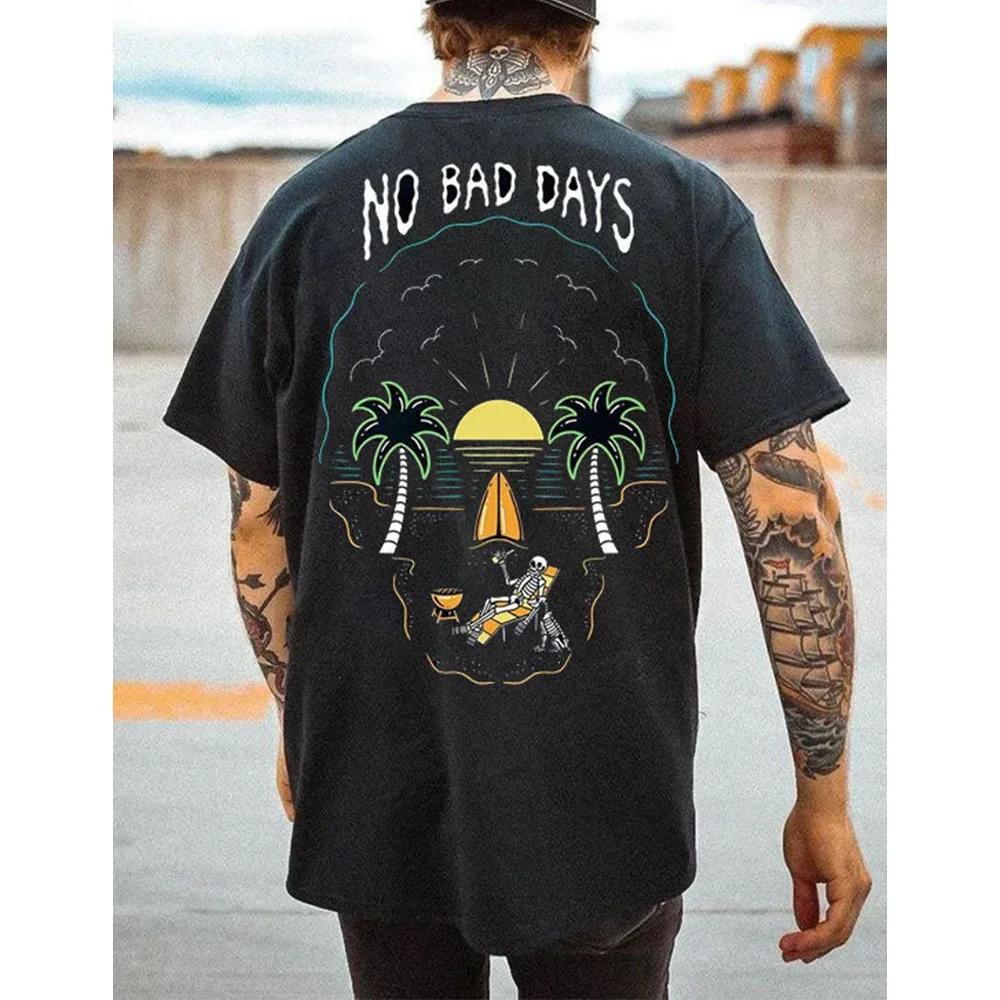 Men Cotton T-Shirt Short Sleeve Denim Graphic Apparel Harajuku Streetwear ONeck Tshirts Oversized Summer Men Tee Cowboy Clothing