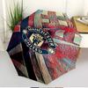Manchester United F.C Print Automatic Open Close Umbrella, Portable Foldable Umbrella, for Outdoor Commute Camping Trip, Ideal Birthday Gift