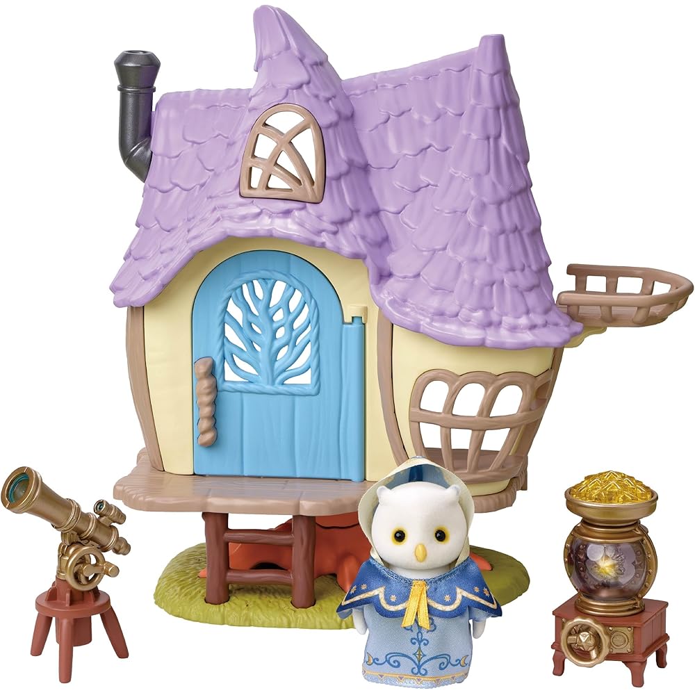 Sylvanian Families Little Tales Collection Owl House Dollhouse Toy for Ages 3 and Up