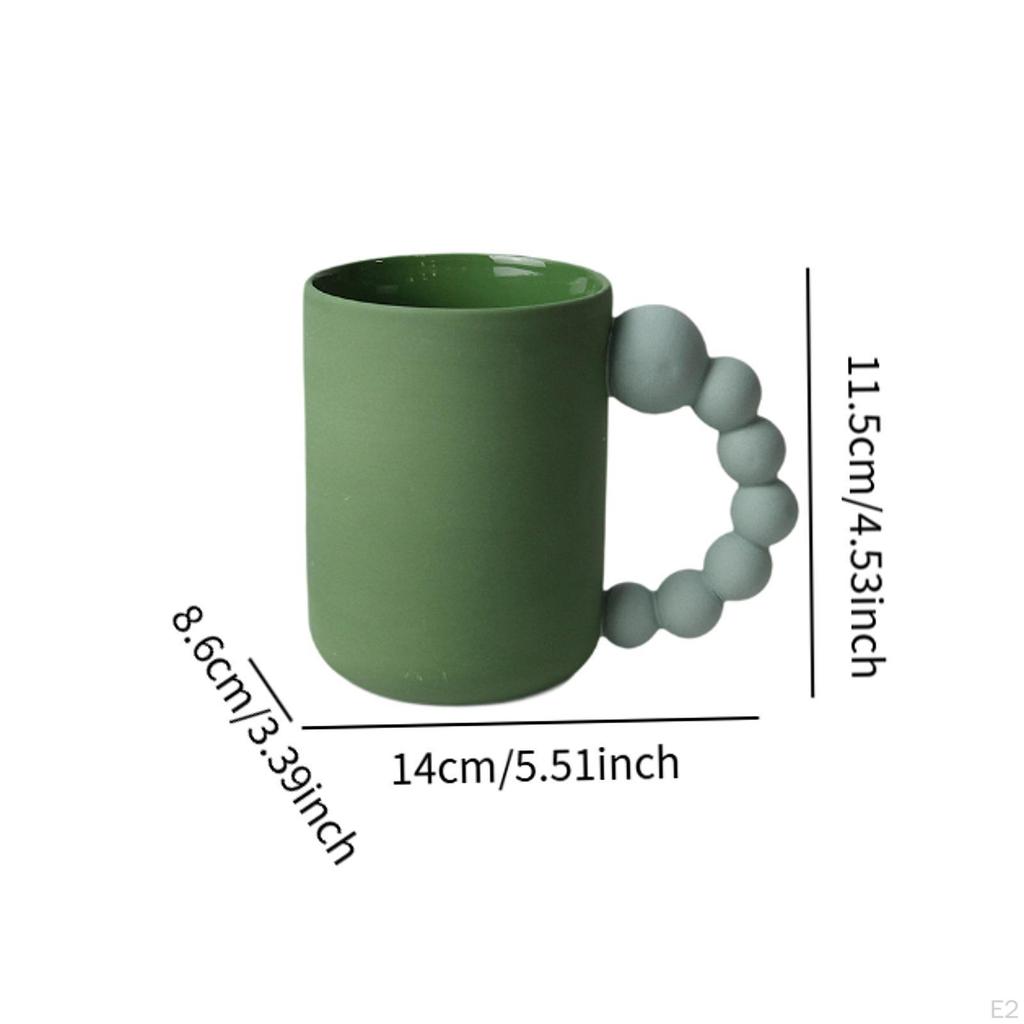 -Cup Drinks with Handle Milk Tea Water Cup for Café Birth Gifts