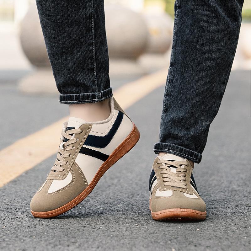 Neue Mode Herrenschuhe Retro Sportschuhe bequeme flache Freizeitschuhe zum Laufen