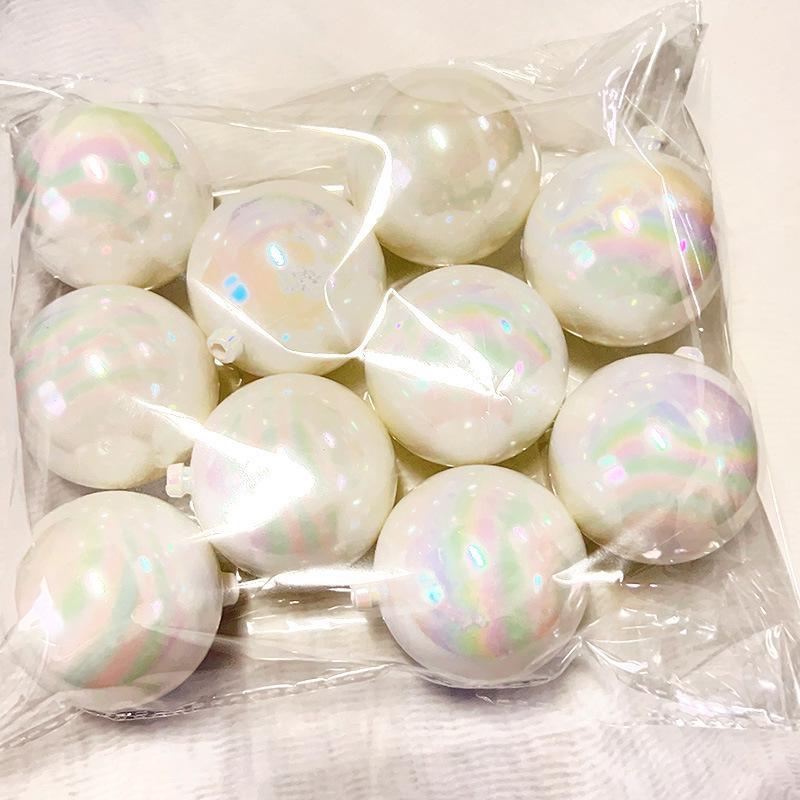 Gold, Silver, and Iridescent Ball Cake Toppers - Baking, Birthday, Dessert Decoration Set