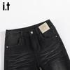 izzue it Women's Retro High-Waist Flared Jeans
