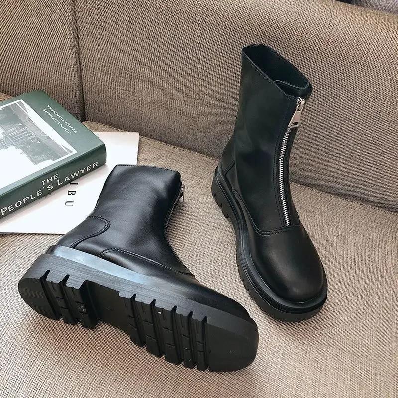 Elegant With Medium Heels Trend 2025 Woman Short Shoes New In Ankle Boots for Women On Offer High Quality Fashion Winter Booties