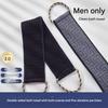 Men's Long, Double-sided Exfoliating Bath Towel for Back Scrubbing, Powerful Shower Scrub and Mud Removal Tool, Household Coarse