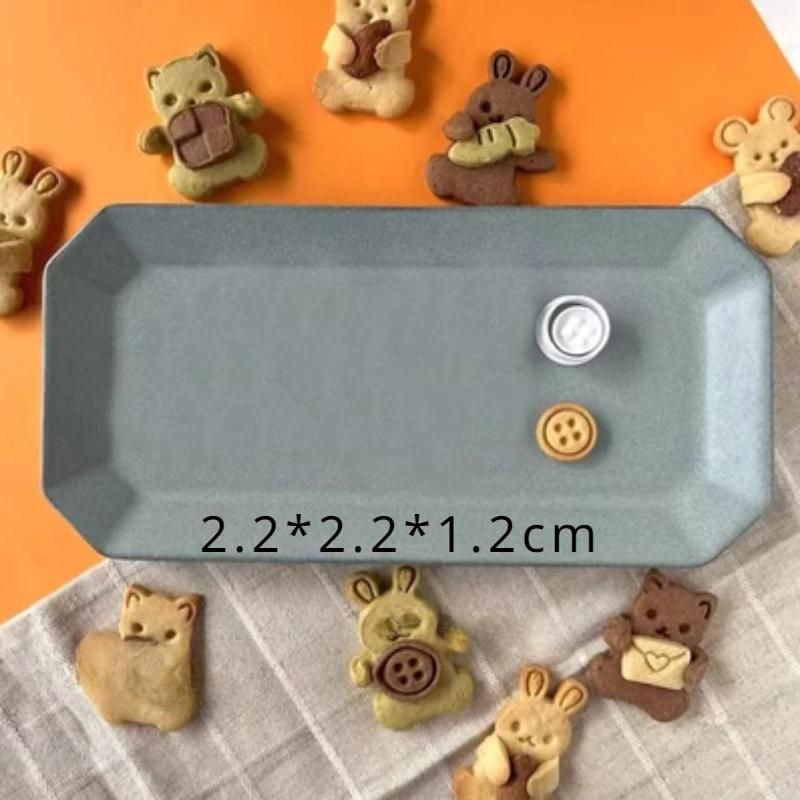 Easter Mini Bunny Cookie Cutter Mold Fondant Cartoon Animal Shape Stamp Cookie Cutting Mould Cake Decoration Kitchen Accessories