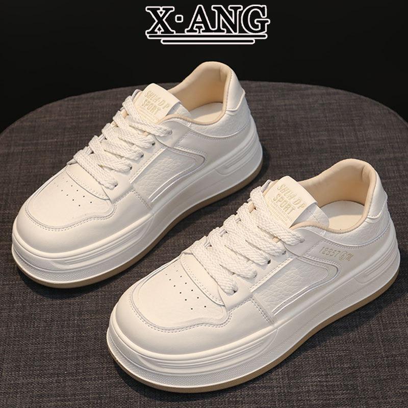 Leather Board Shoes Women's Autumn New Versatile Student Little White Shoes Children's Shoes Platform Casual Sports Shoes