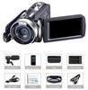 4K HD 48MP Digital Camera & Video Recorder with Mic and Touchscreen