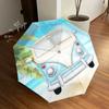 1 Stück Hochwertiger Regenschirm im Strandbus-Design, Automatisches Öffnen und Schließen, Multifunktionaler Regenschirm G0811001