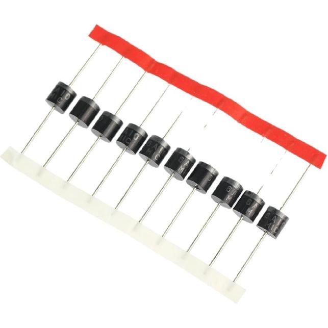 10PCS 6A10 10A10 Rectifier Diode 6A 10A 1000V DO-27 Rectifier Diodes(10A10)