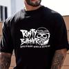 Harley Motorcycle Mens Womens Cotton TShirt Rust Butcher Motorcycle Vintage Ride West Coast Crew Neck Short Sleeve TShirt