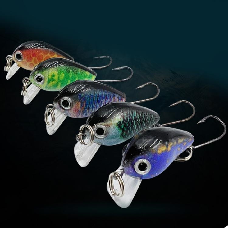 1.5g Swimbait Fishing Hard Baits Mini Lures for Bass Trout Saltwater/Freshwater