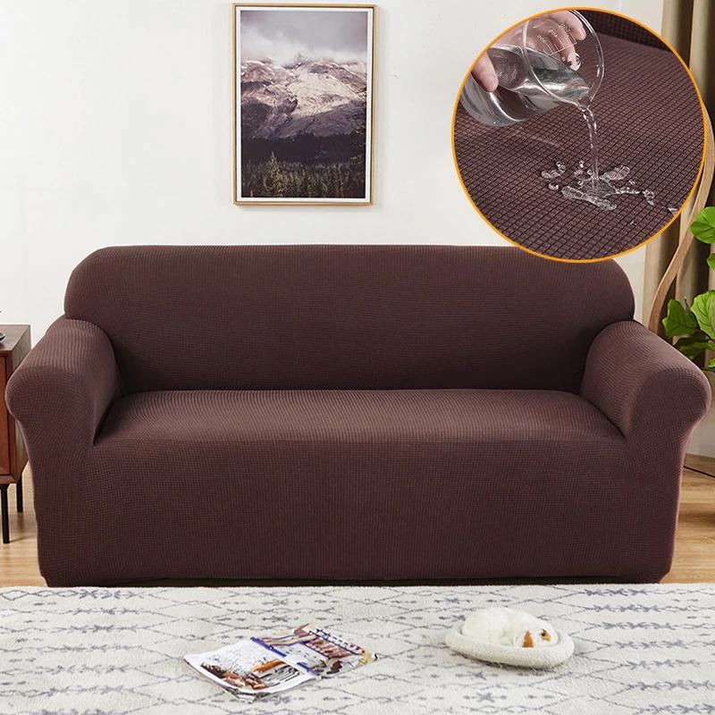 Housse De Protection Imperméable Pour Canapé Et Fauteuil 1/2/3/4 Places, À Carreaux, Extensible, Pour La Maison, Le Salon