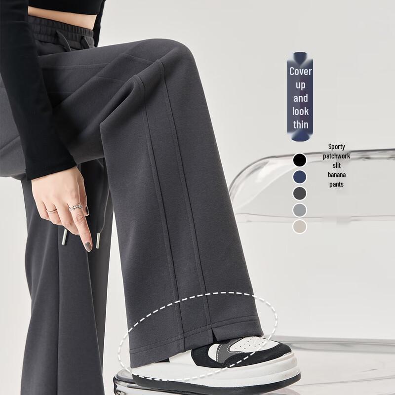 Women's High-Waist Wide-Leg Banana Pants