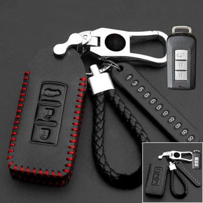 Suitable for Mitsubishi Pajero Key Pouch: Outlander, ASX, Eclipse, Grandis Remote Control Keychain.