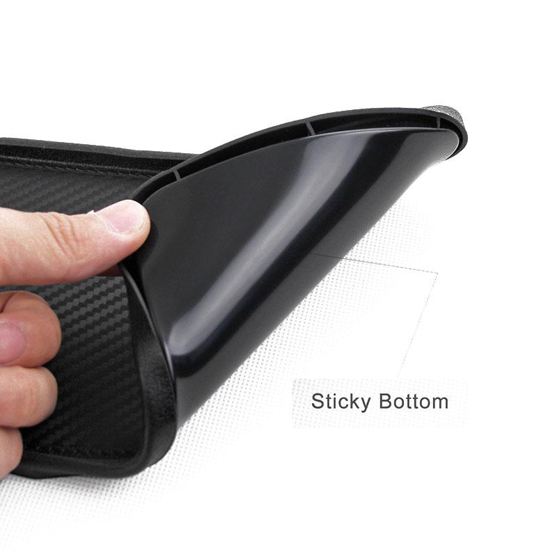 Car Front Dashboard Silicone Non-Slip Storage Catcher Pad Mat 200x128mm Auto Interior Dashboard Sticky Pad Cushion Accessories