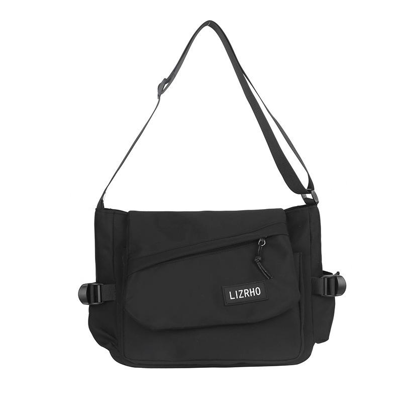 Large-capacity Student Class Oblique Span Bag Female Harajuku Tooling Nylon Bag Versatile Simple Messenger Bag