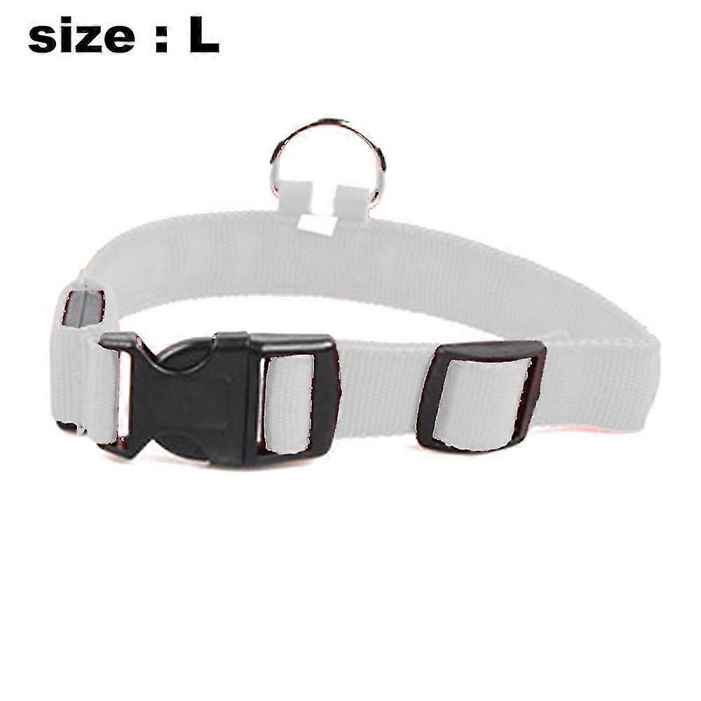 Led Dog Collar,usb Rechargeable Glowing Pet Safety Collar,adjustable L