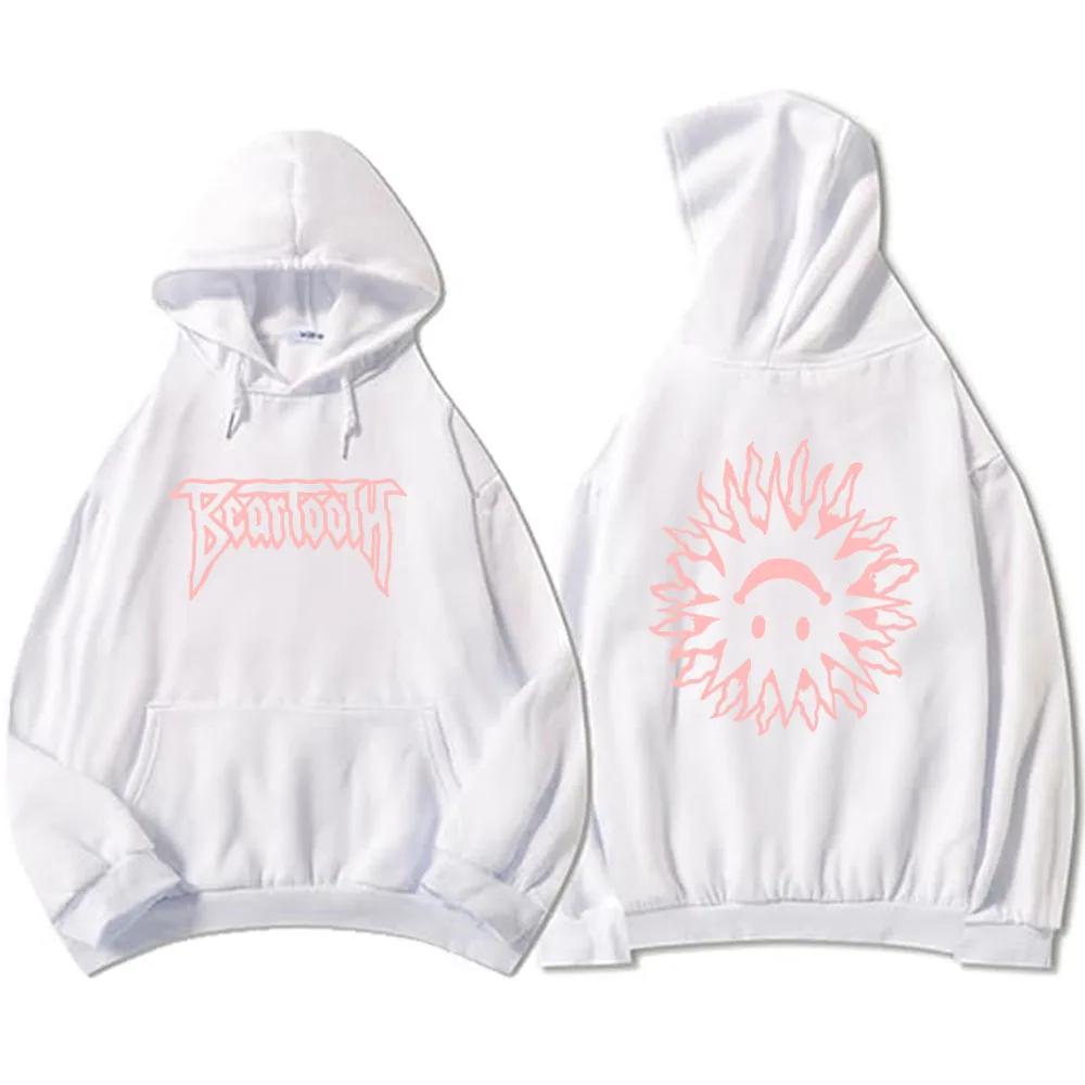 Pinke Beartooth Rockband Hoodies 2024 Das The Surface Album Neues Sweatshirt für Männer Unisex Heavy Metal Mode Sudaderas mit Kapuze Männlich
