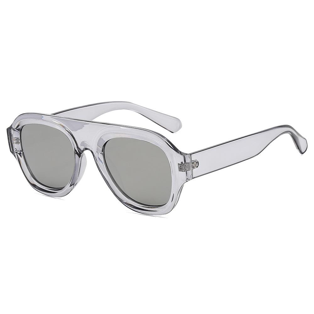 2025 Retro Round Frame Sunglasses: European & American Trend, Black Ins Celebrity Style