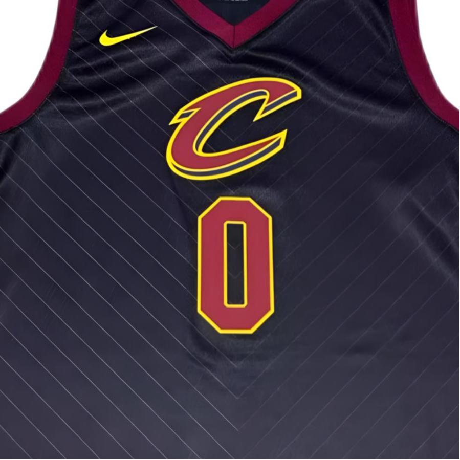 Nike Swingman SS25 NBA Cavaliers 0 Jersey Breathable Versatile Comfortable Youth Kids jersey 9Z2B7BZ3P-LOVE