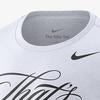 Nike Men's White Loose Fit Crew Neck T-Shirt with Letter Print HQ2113-100