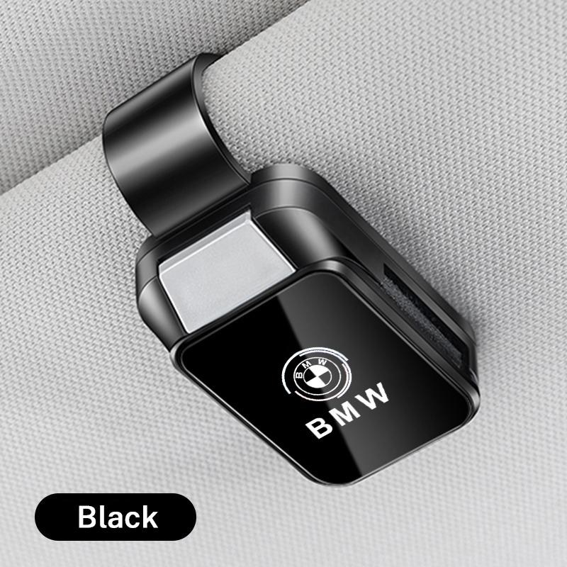 MDNS1 1PCS Car Sun Visor Glasses Clips Interior Eyeglasses Storage Holder For BMW 50th Anniversary 1 3 5 7 series E83 F16 E70 X1 X2 X3