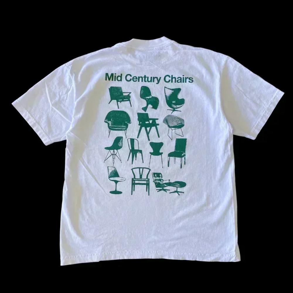 Daily Comfortable Cartoon Pattern Round Neck T-shirts Harajuku White Casual Korean Fresh 2026 Popular New Short-Sleeves