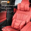 Flannel Headrest & Lumbar Support with Neck Pillow for Porsche Cayenne, Macan, 911, Panamera, 718, Taycan