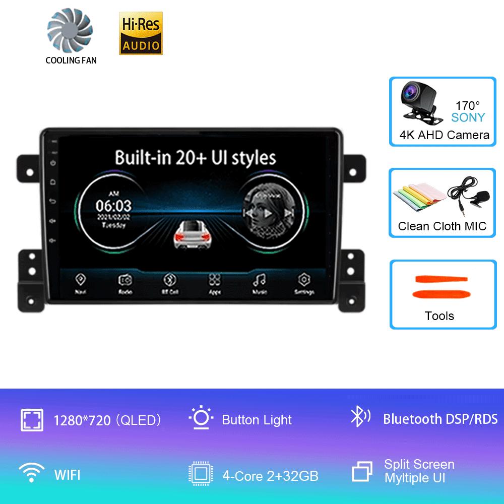 

Android 14 для Suzuki Grand Vitara 3 2005-2012 2013 2014 2015 2 Din автомобильный радиоприемник стерео мультимедиа видеоплеер навигация Carplay CHINA