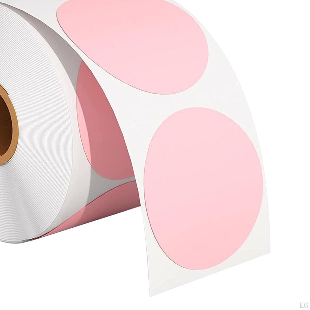 Colorful Round Sticker Labels for Office And Kitchen Organization
