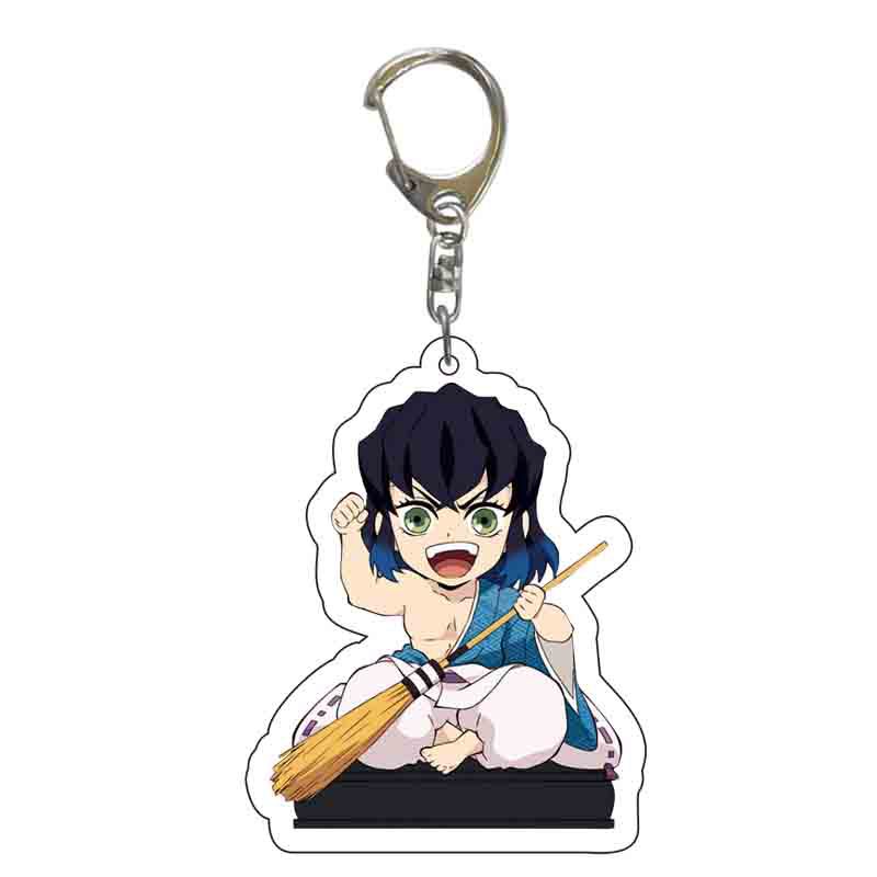 Anime Demon Slayer Acrylic Keychain Transparent Anime Pendant Accessories Merchandise Present designed for Fans Collection Cosplay