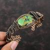 Copper Ruby Zoisite Cuff Bracelet Copper Wire Wrapped Bangle Adjustable Cuff Handmade Jewelry Gemstone Stylish Bangle Wire Wrap Jewelry Gift