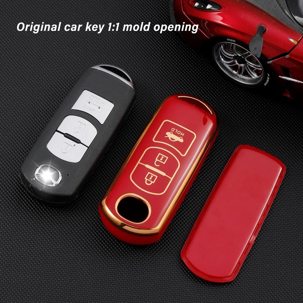 Funda de TPU para llave de coche, carcasa para llavero, accesorios para Mazda 2, 3, 6, Atenza, Axela, Demio, CX-5, CX5, CX-3, CX7, CX8, CX-9, MX-5