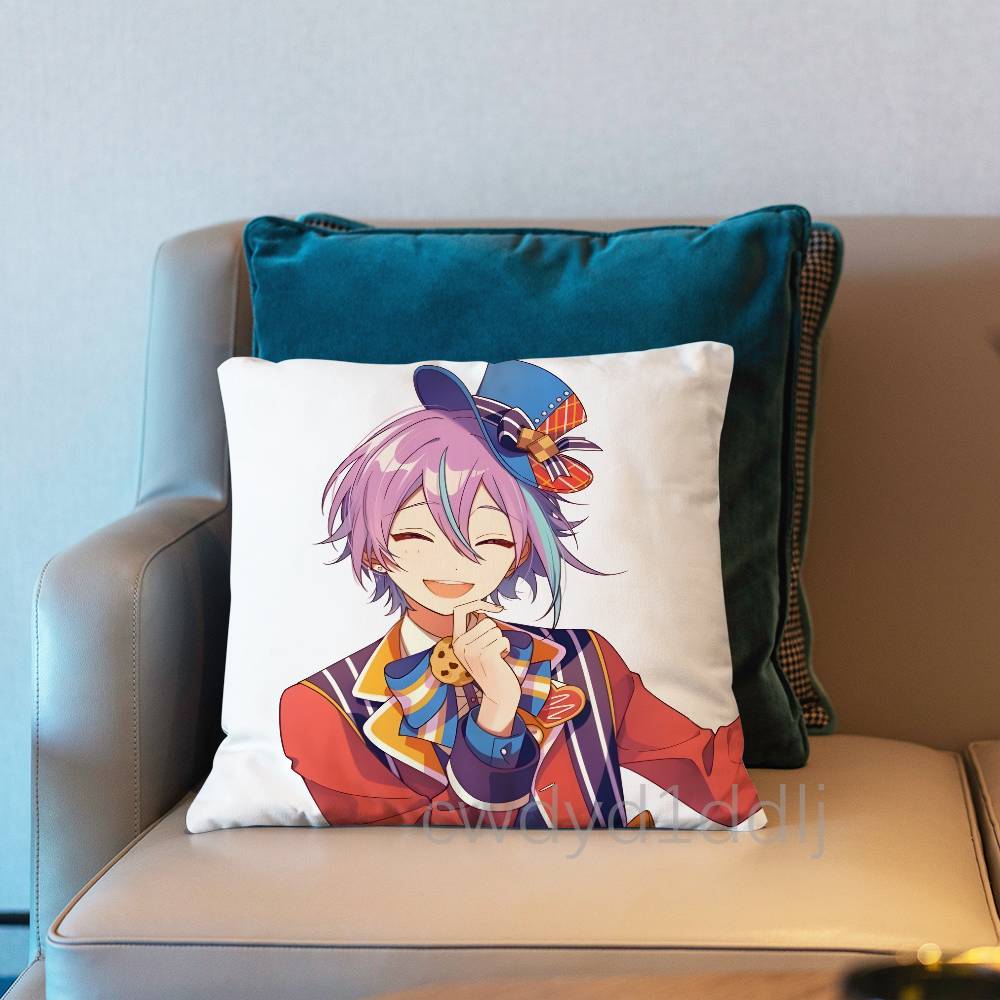 Project SEKAI Rui Kamishiro Pillow Case Short Plush Sofa Decorative Gift Home Double-sided Printing Cushio