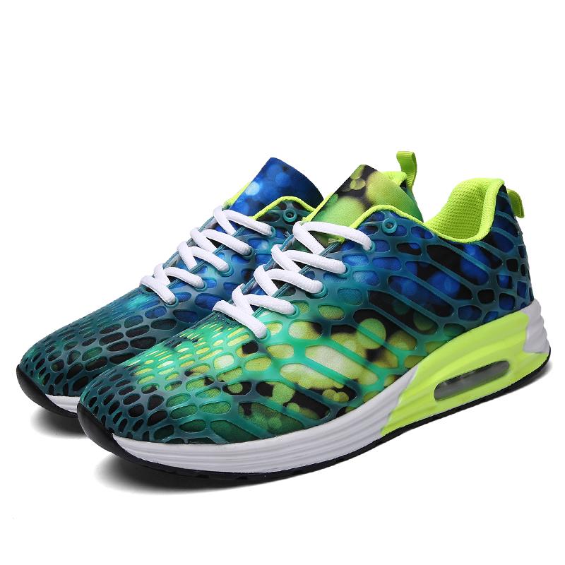 

2024 Новые мужские и женские сетчатые камуфляжные спортивные туфли, мужские легкие классические удобные повседневные туфли на воздушной подушке для пар 45