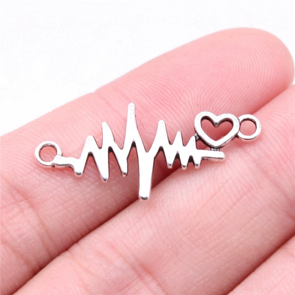 Accessories Parts Infinity Heart Love Connector Minimalist Jewelry Components QA027