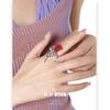 Japan and South Korea Rose Open Ring Women's Personality Fashion High Sense Index Finger Ring Sweet and Cool Temperament Adjustable Hand Jewelry