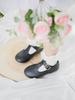 Girls' Comfortable Leather Princess School Shoes - Non-slip Sole