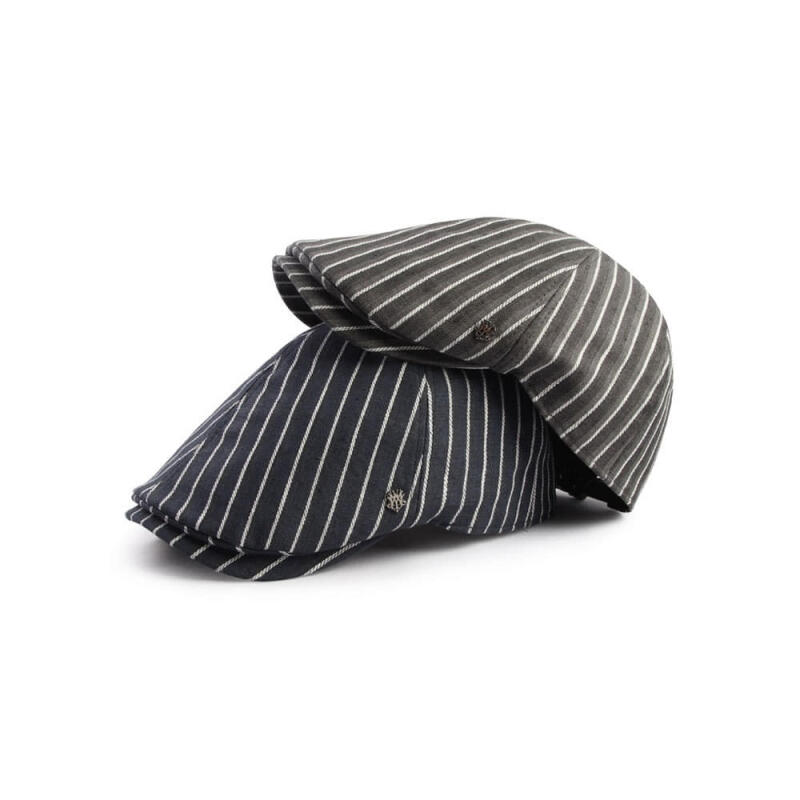 Oversized Striped Beret Grandpa Hunting Cap XL