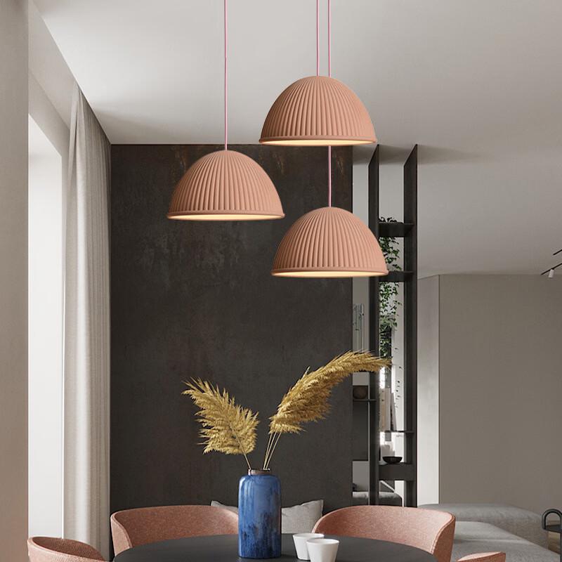 Modern Nordic Pumpkin Dining Pendant Light