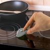 Schaber für Induktion/Keramik/Glas 5 austauschbare Klingen Grau