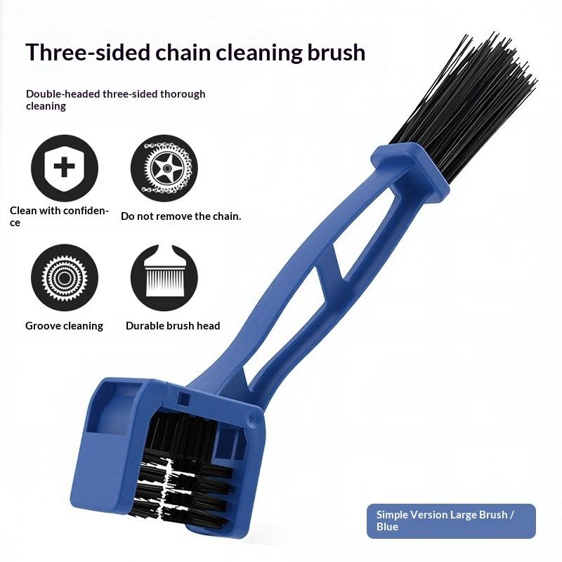 Ins Hot Products Motorcycle Chain Brush Cleaner Plastic Bicycle E-Bikeoutdoor Scrubber Road Care Tools Motorcycle Parts